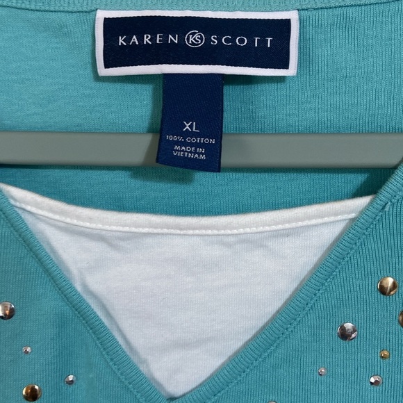 Karen Scott Short Sleeve Tee - Picture 3 of 4